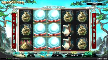 Dragon Slot Machine with Orbs