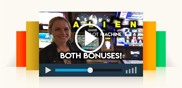 Alien! Slot Machine! Both Bonuses!!!