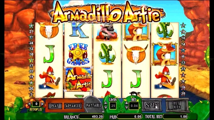 Armadillo Artie Slot Machine
