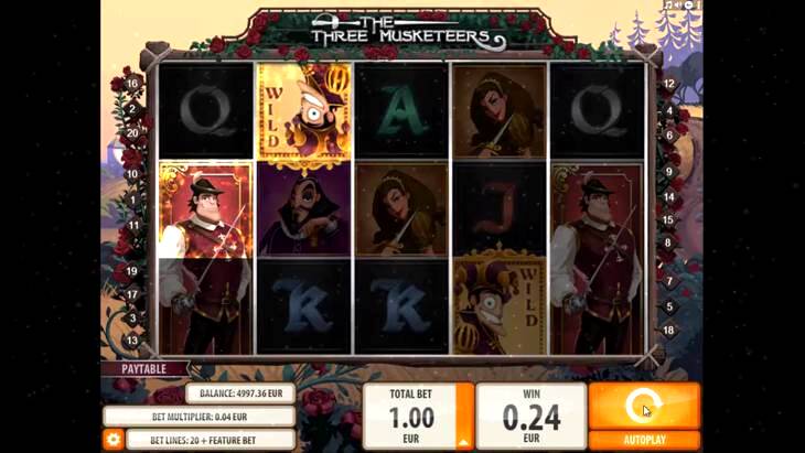 The Three Musketeers Slot Machine
