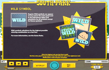 The South Park slots arsenal is made up completely from thousands of spins.