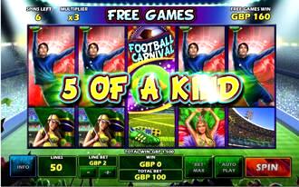 Football Carnival Slot Machine