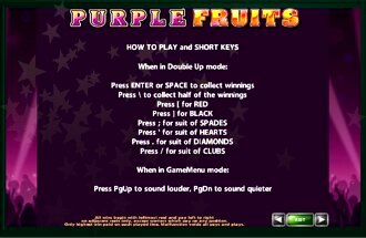 Purple Fruits Slot