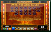 Mayan Spirit Slot Machine