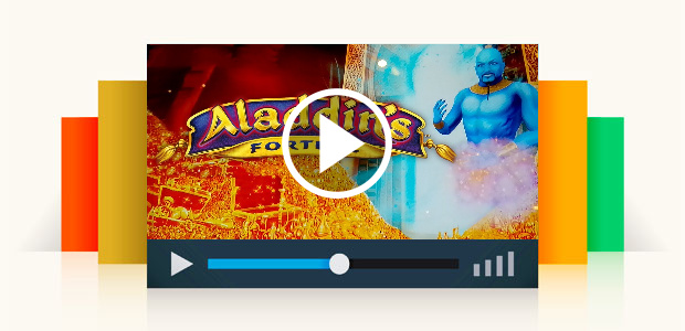 Aladdin's Fortune 3d Slot - Nice Session, All Bonus
