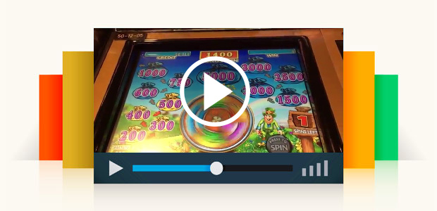 Big Win! Rainbow Riches Slot Machine (2 Bonuses)