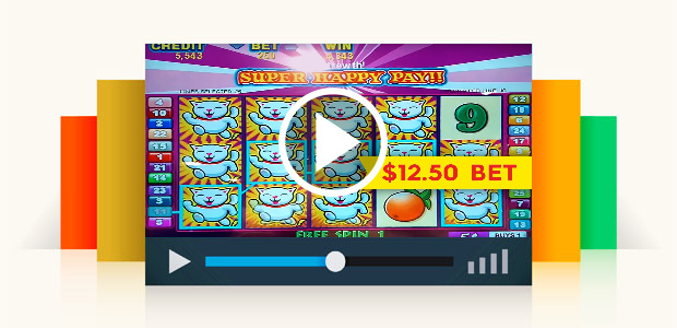 Super Happy Fortune Cat Slot Machine - $1070 Big Win