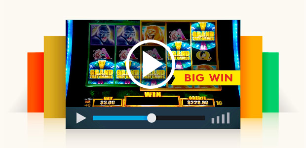 Tarzan Grand Slot - 5 Symbol Trigger - Big Win Bonus!