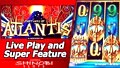 Fortunes of Atlantis Slot - Live Play and Free Spins Big Win in