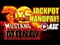 Jackpot Handpay! Mustang Money Big Winner! Slot
