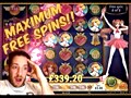 Mega Moon Princess Win!! Max Free Spins! ( Online