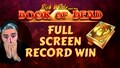 New Record on Book of Dead - 107k Win! - Slots Online