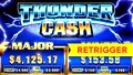 Thunder Cash Slot - $10 Bet - Retrigger Bonus, Yes!