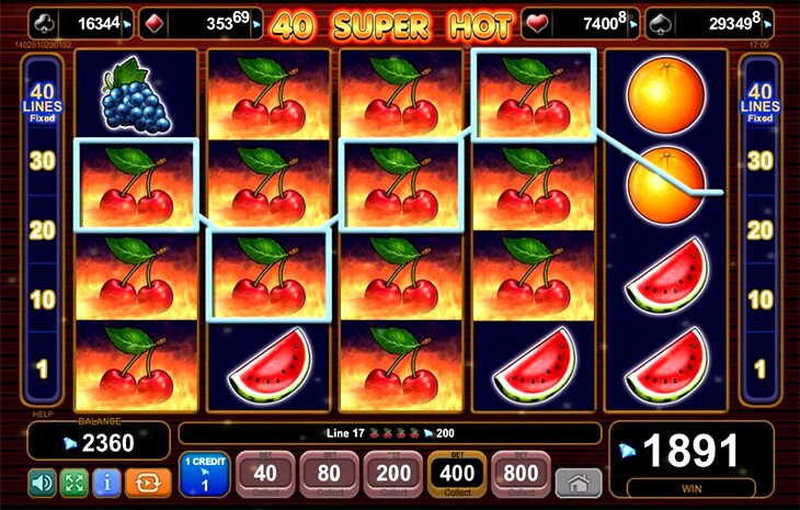 40 Super Hot Slot Machine