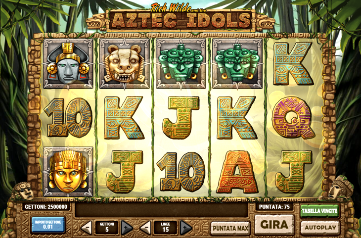 Aztec Idols Slot Machine