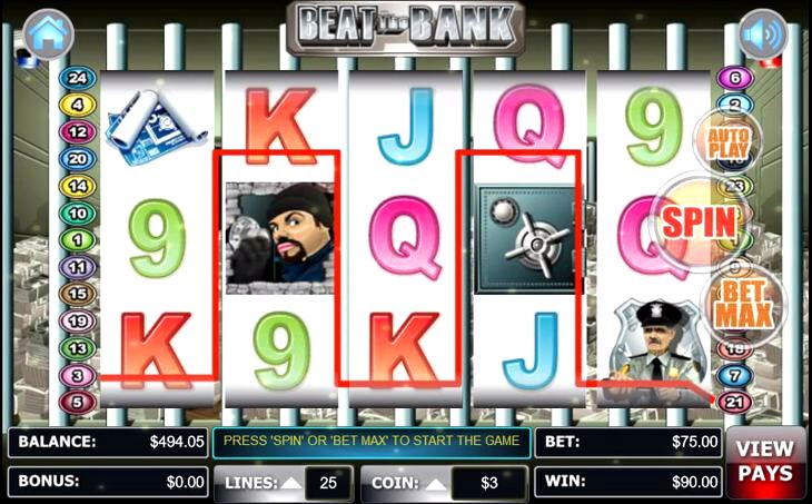 Beat the Bank Slot Machine