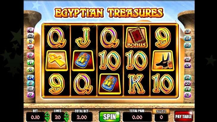 Casino Slots Treasures of Egypt