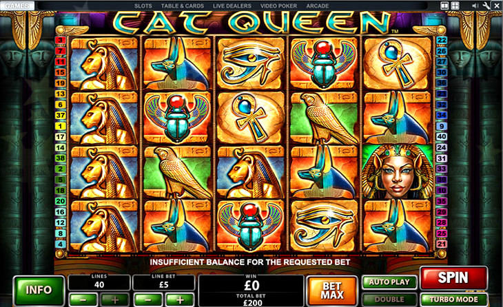 Cat Queen Slot Machine