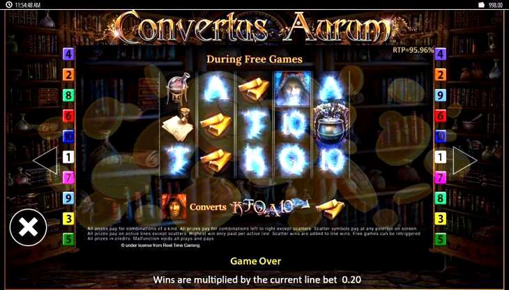 Convertus Aurum Slot Game