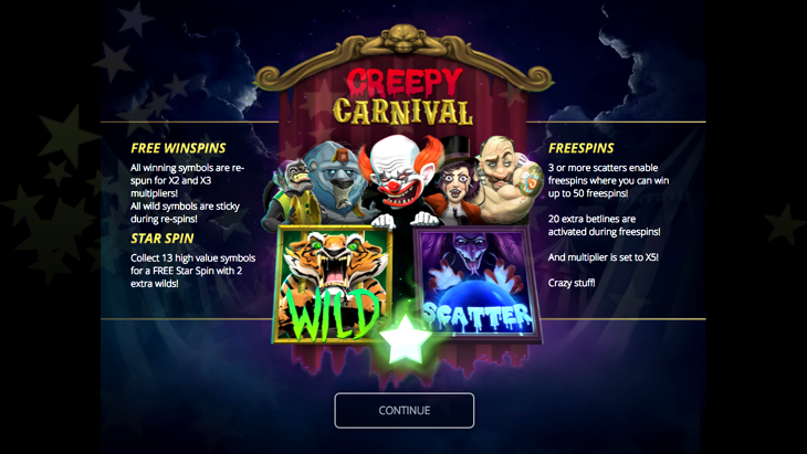 Creepy Carnival Online Slot