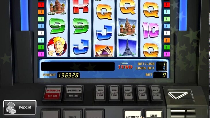 First Class Traveller Slot Machine