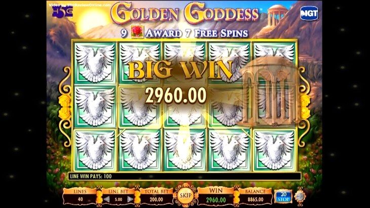 Free Casino Games Golden Goddess