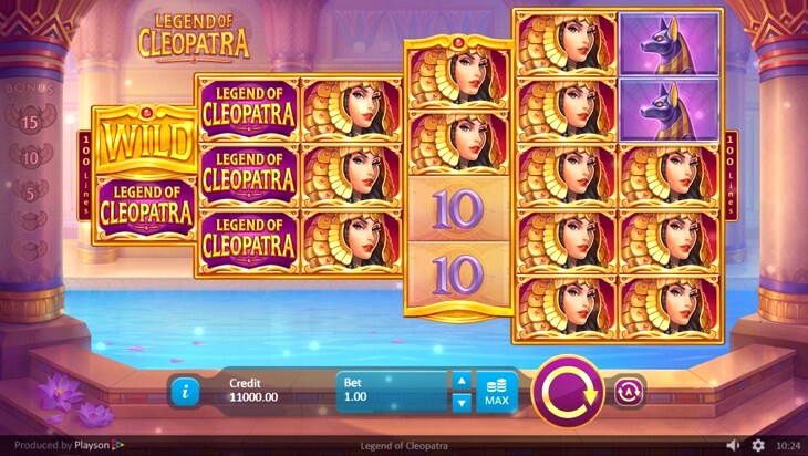 cleopatra slot for free