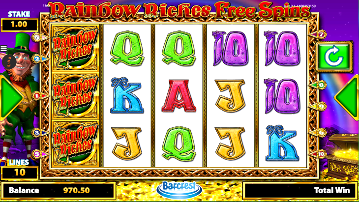 rainbow riches bonus rounds