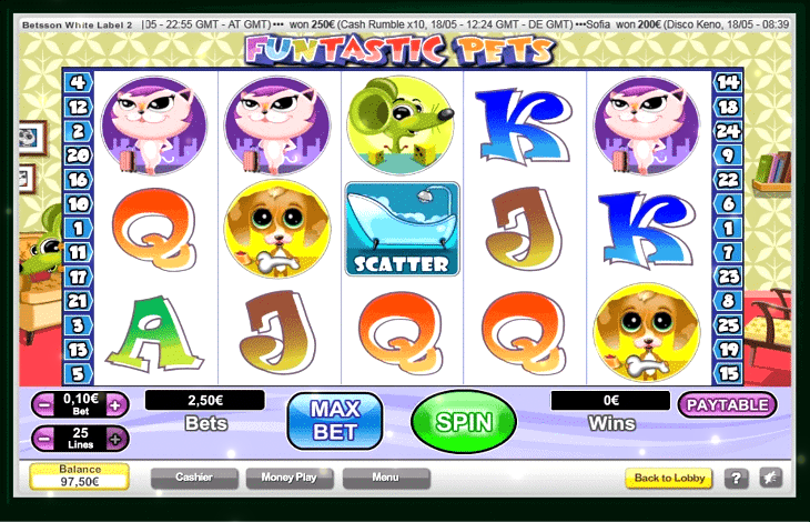 Funtastic Pets Slot Machine