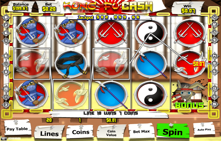 Kung Fu Cash Slot