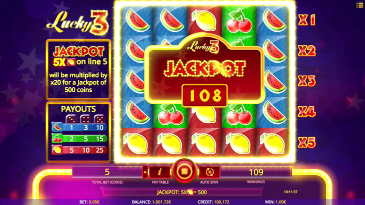 Lucky 3 Slot Machine