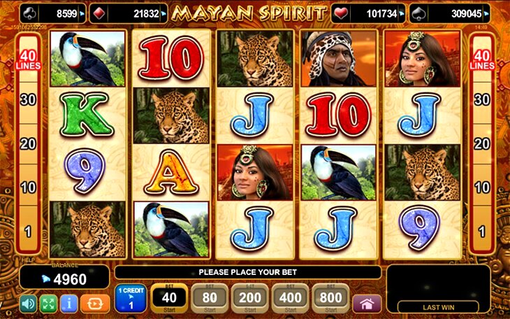 Mayan Spirit Slot Machine