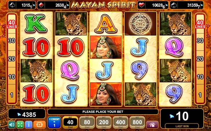 Mayan Spirit Slot Machine