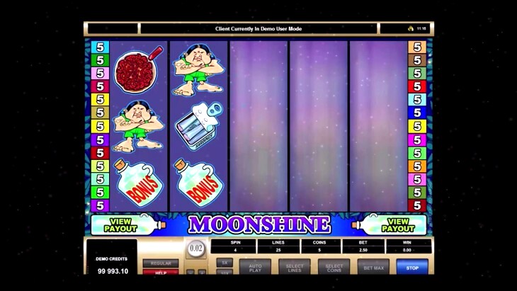 Moonshine Slot Machine