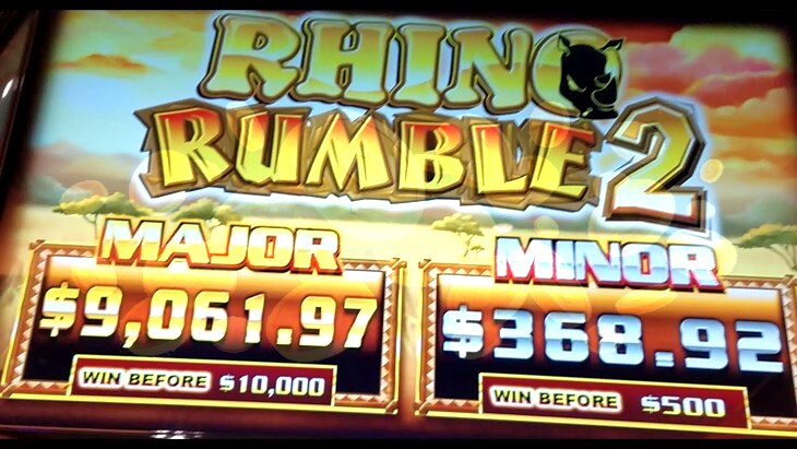 Rhino Rumble Slot Machine