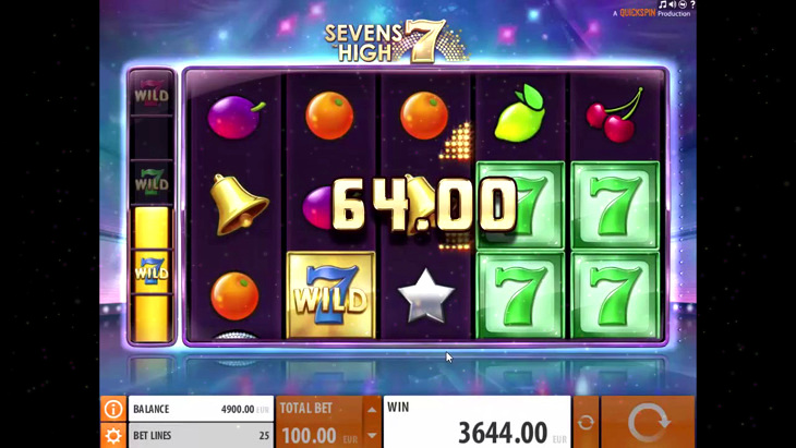 Sevens High Slot Machine