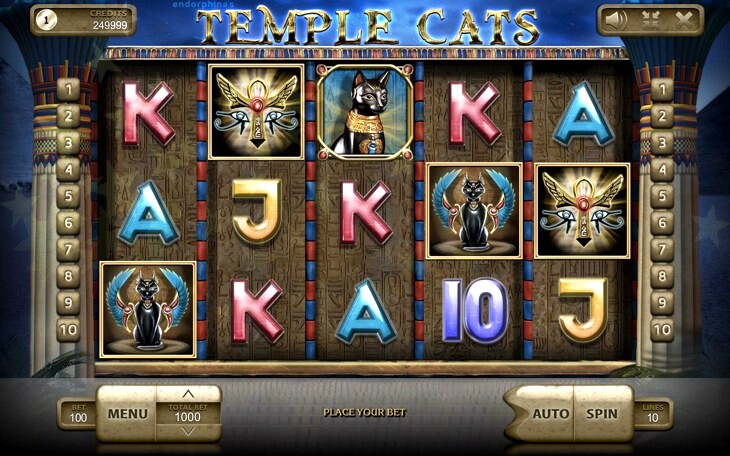 Temple Cats Slot Machine