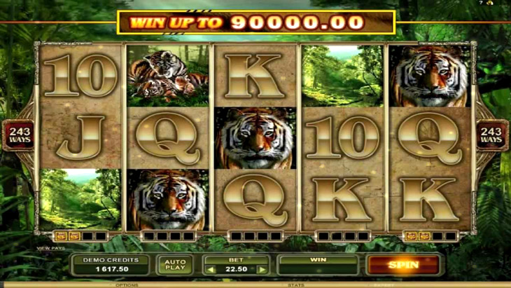Untamed Bengal Tiger Slot Machine