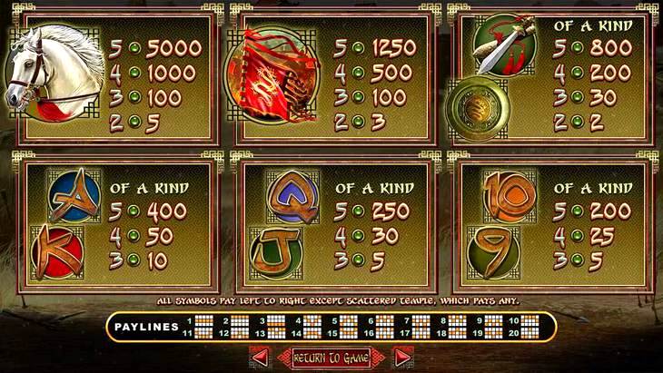 Zhanshi Slot Machine